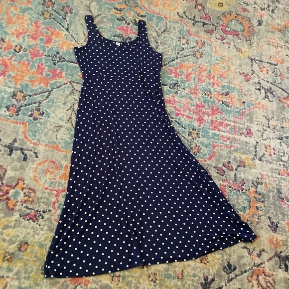 OLD NAVY Scoopy Neck Fit And Flare Maxi Dress XL - Picture 4 of 5